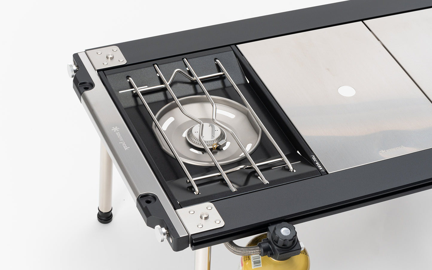 平板單口休閒爐 黑色